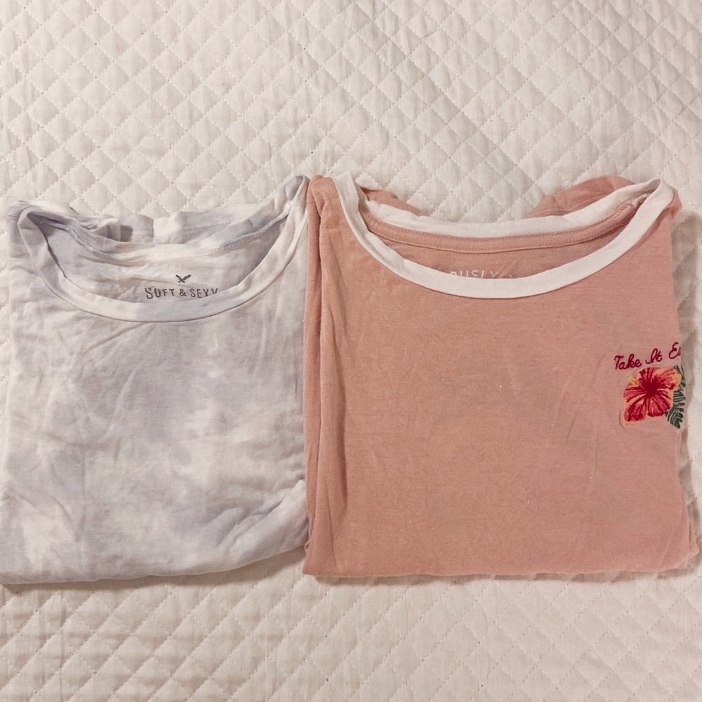 American Eagle & Aeropostale Size Xs Tee’s Bundle